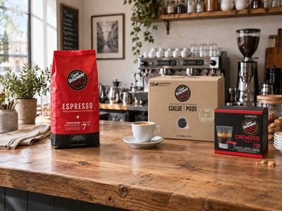 Caffè Vergnano: как да изберете кафе на зърна, E.S.E. дози или капсули