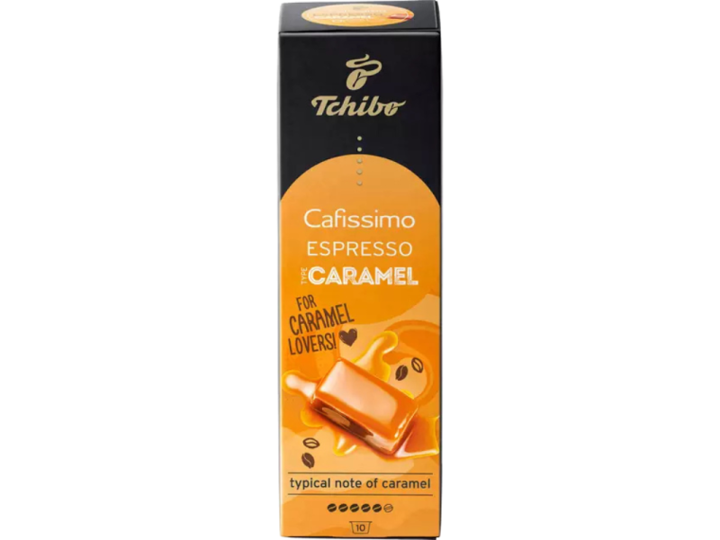 Tchibo Cafissimo Espresso Caramel, кутия с 10 капсули