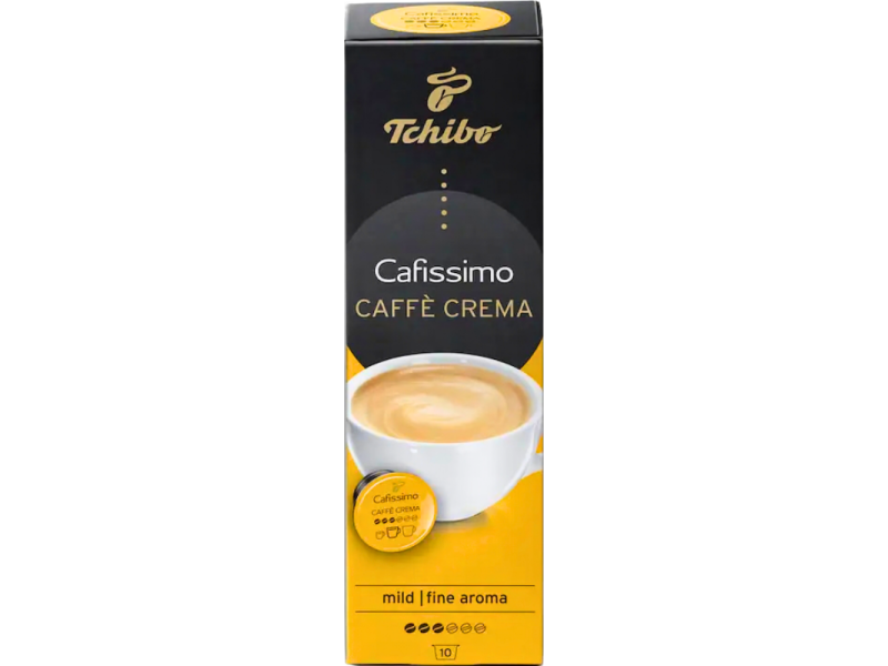 Tchibo Cafissimo Caffè Crema Fine Aroma, кутия с 10 капсули