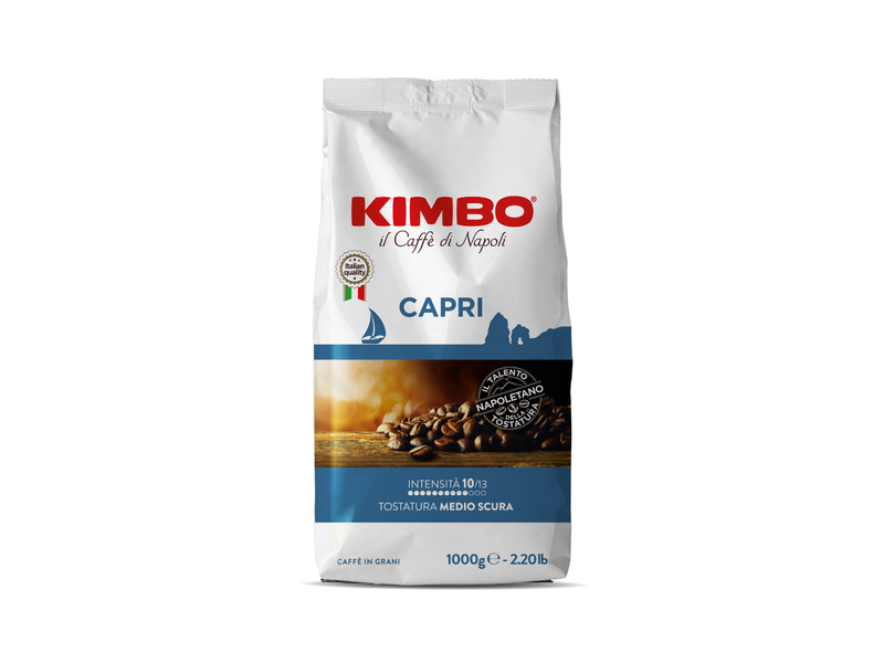 Цяла опаковка Kimbo Capri на зърна, 1 кг