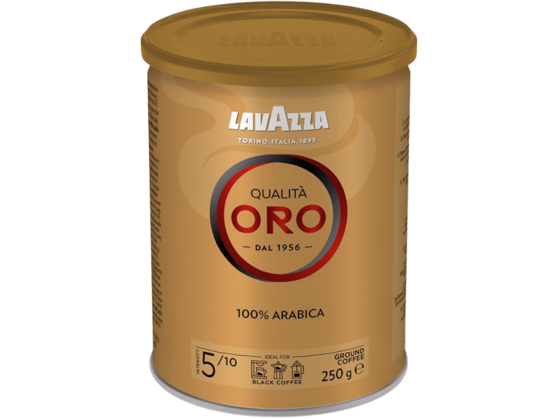 Метална кутия Lavazza Qualità Oro мляно кафе, 250 г