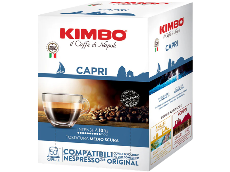 Кутия Kimbo Capri с 50 капсули, съвместими с Nespresso Original