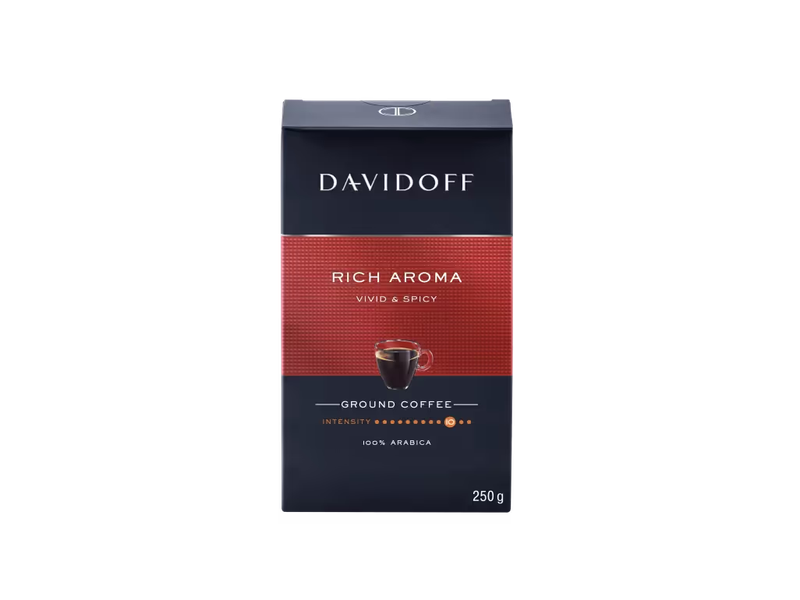Официална опаковка Davidoff Rich Aroma мляно кафе 250 г