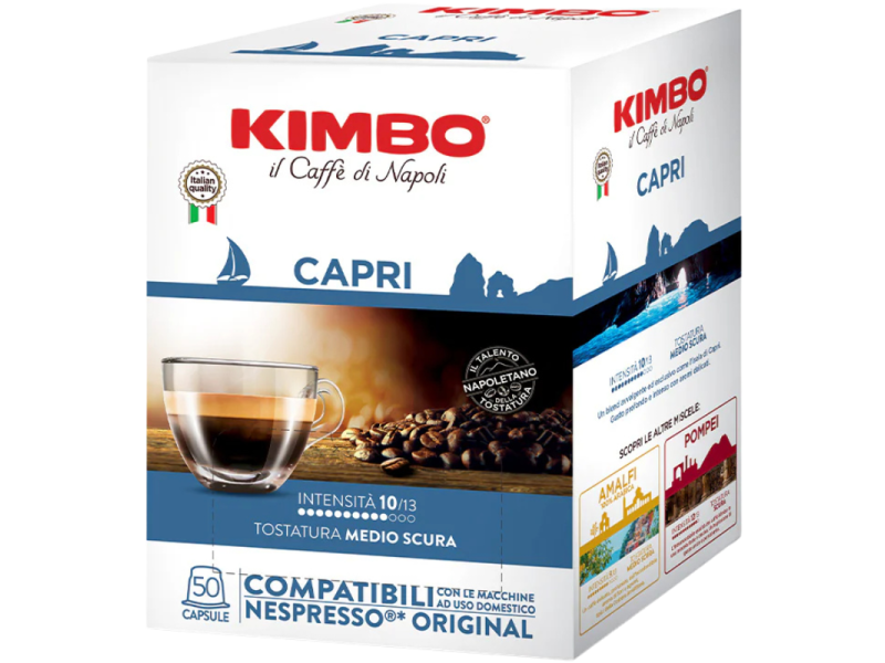 Кутия Kimbo Capri с 50 капсули за Nespresso Original