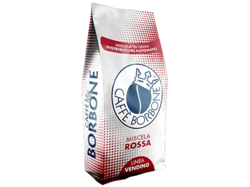Бяло-червен пакет Borbone Miscela Rossa Linea Vending кафе на зърна