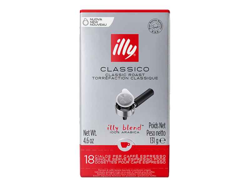 Опаковка Illy Classico с 18 хартиени кафе дози