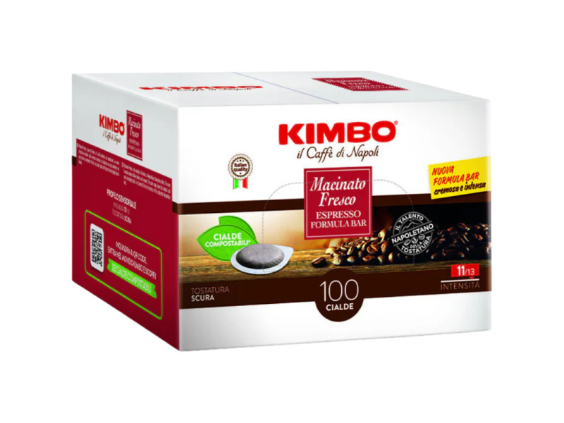 Кутия Kimbo Macinato Fresco със 100 кафе дози