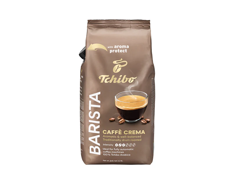 Цял пакет Tchibo Barista Caffè Crema кафе на зърна