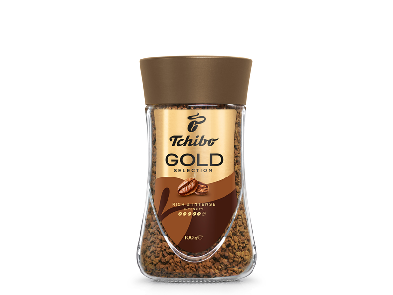 Цял буркан разтворимо Tchibo Gold Selection с обозначение 100 г