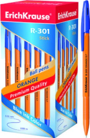 ХИМИКАЛКА ERICH KRAUSE R-301 0.7ММ СИНьОПИШЕЩА ОРЖ