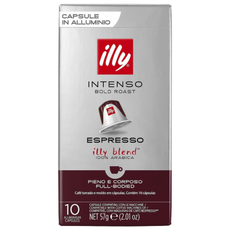 Кафе капсули Illy Intenso, съвместими с Nespresso, 10бр.