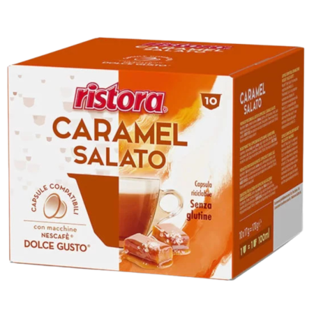 Кафе капсули Dolce Gusto Ristora капучино солен караамел,10бр,капсули