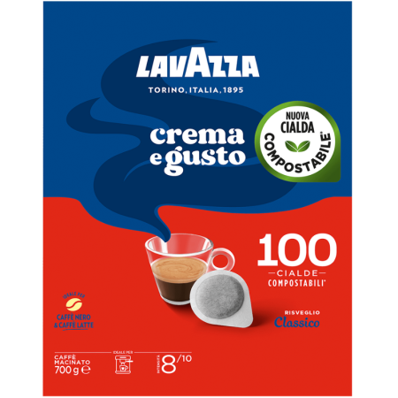 Кафе дози Lavazza Crema e Gusto Classico,100бр.