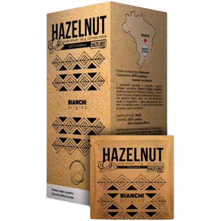 Кафе дози Bianchi Hazelnut,16бр.