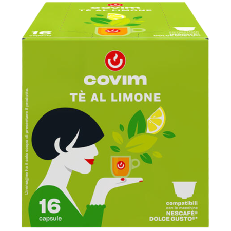 Чай капсули Covim Te Al Limone Dolce Gusto,16бр