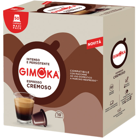 Кафе капули Gimoka Cremoso съвместими с Nespresso, 50бр.