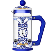 Френска преса за кафе Dolce&Gabbana Bialetti, син