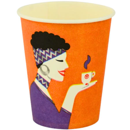 Картонени чаши 180/6 Ковим микс, 100бр