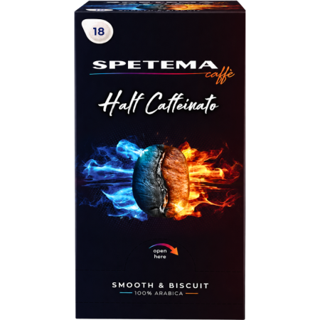 Кафе дози Spetema Half Caffeinato, 18 дози