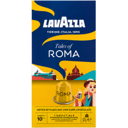 Кафе капсули Lavazza Tales of Roma съвместими с Nespresso, 10 капсули