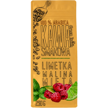Кафе на зърна Green Touch Малина, Лайм и Мента, 0.250кг