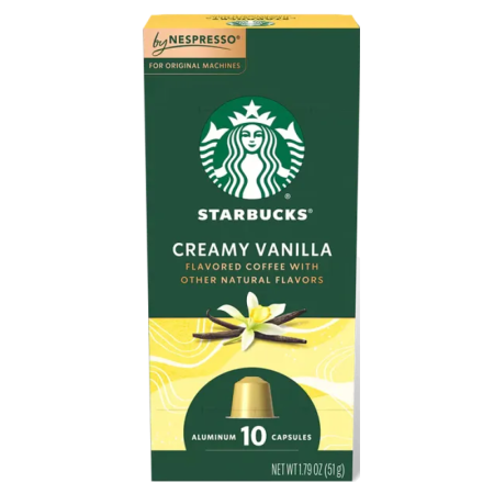 Кафе капсули Starbucks Creamy Vanilla за Nespresso Original, 10 бр.
