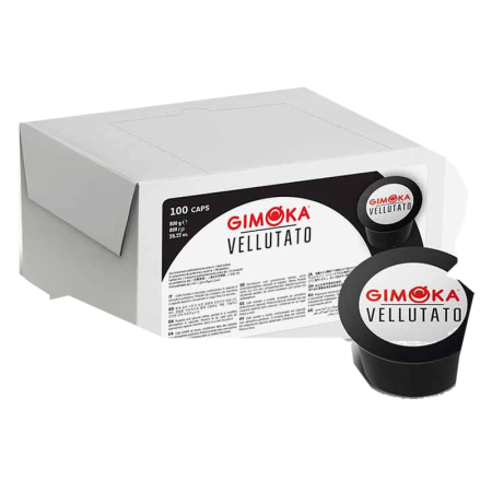 Кафе капсули Gimoka Vellutato съвместими с Lavazza Blue, 100 бр.