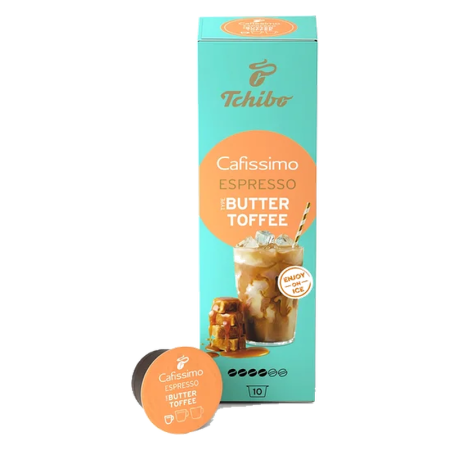 Кафе капсули Tchibo Cafissimo Espresso Butter Toffee, 10 бр.