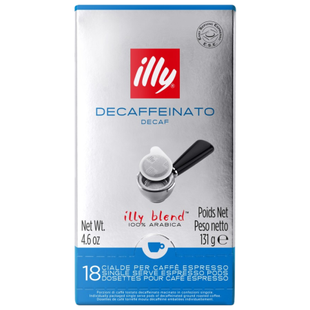 Безкофеиново кафе Illy Decaffeinato, 18 E.S.E. дози