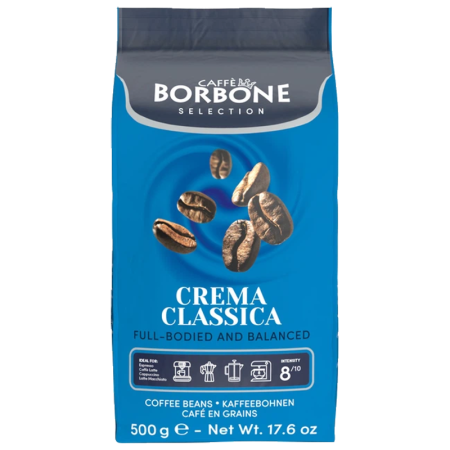 Кафе на зърна Borbone Crema Classica, 500 г