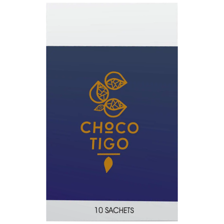 Студена шоколадова напитка Chocotigo Кокос, 10 сашета х 25 г