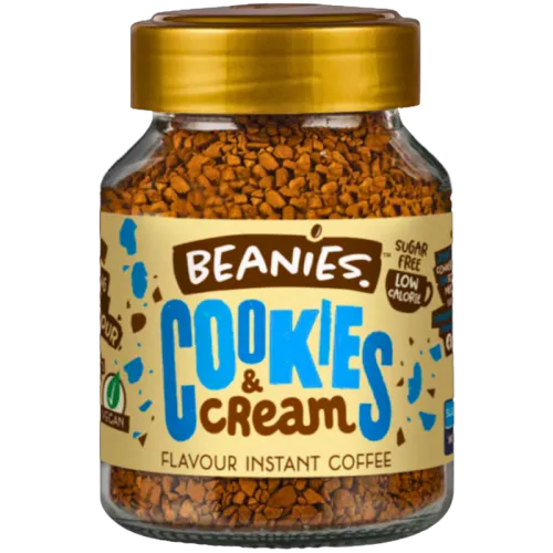 Разтворимо кафе Beanies с вкус на бисквитки и сметана, 50гр.