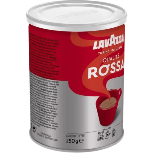 Мляно кафе Lavazza Qualita Rossa, Метална кутия, 250гр.