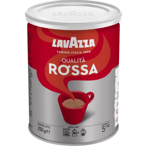 Мляно кафе Lavazza Qualita Rossa, Метална кутия, 250гр.