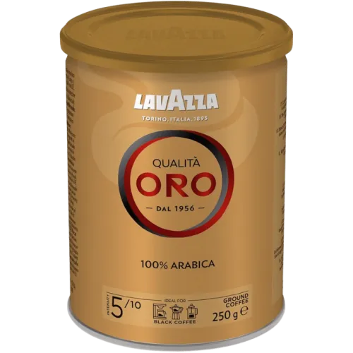 Мляно кафе Lavazza Qualita Oro, Метална кутия, 250гр