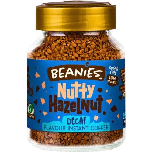 Разтворимо кафе Beanies с аромат на лешник Безкофеин, 50гр.