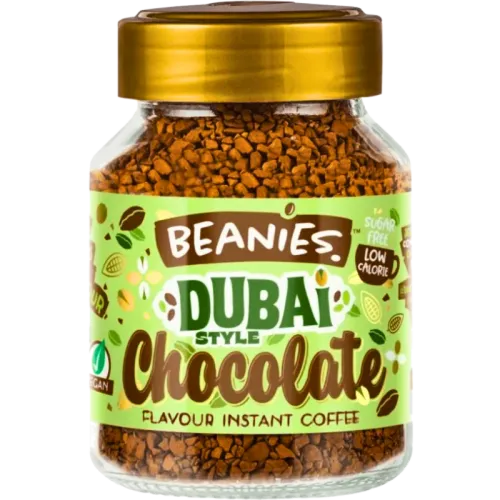 Разтворимо кафе Beanies с аромат на дубайски шоколад, 50гр.