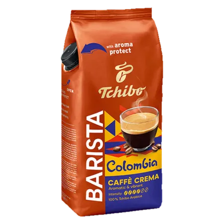 Кафе на зърна Tchibo Barista Caffe Crema Colombia, 1 кг