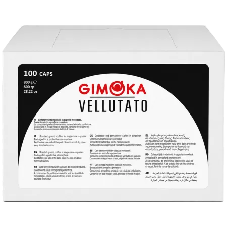 Кафе капсули Gimoka Vellutato съвместими с Lavazza Blue, 100 бр.