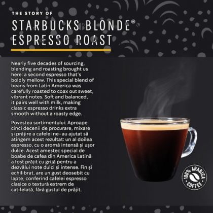 Кафе капсули STARBUCKS Blonde Espresso , съвместими с NESCAFÉ® DOLCE GUSTO, 12бр.