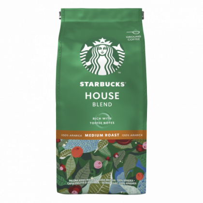 Мляно кафе Starbucks Medium House Blend, 0,200 кг