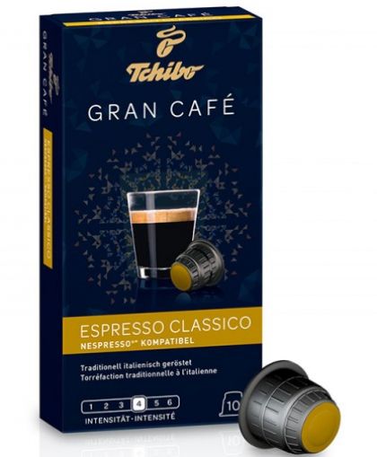 Кафе капсули Tchibo Gran Café Espresso Classico, Nespresso съвместими кафе капсули