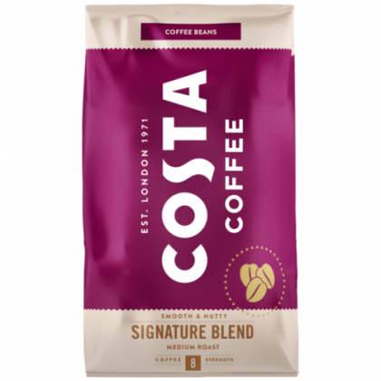 Кафе на зърна Costa Coffee Signature Medium Blend, 1кг.