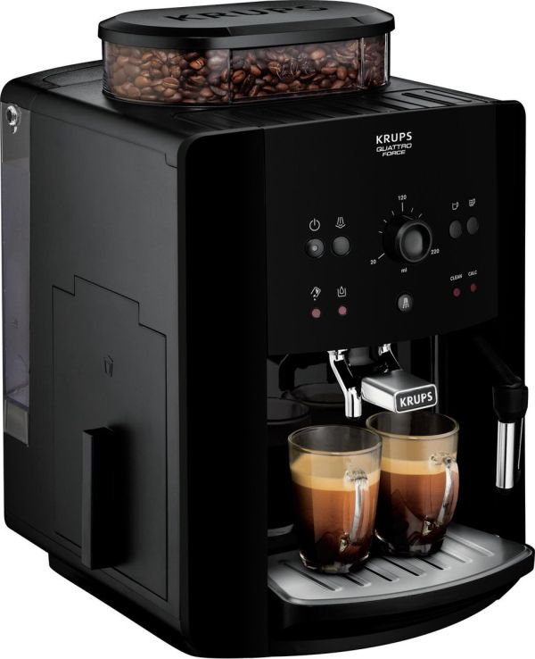 Кафеавтомат Krups Picto Arabica EA811010, 1450W, 15 бара, Черен