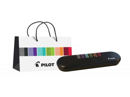 ХИМИКАЛКА PILOT DOTS СИН + КУТИЯ И ТОРБИЧКА