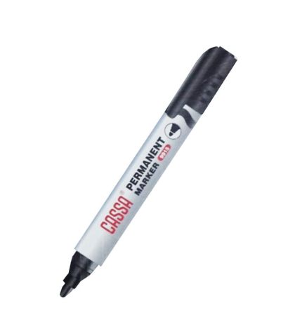 МАРКЕР ПЕРМАНЕНТЕН С ОБЪЛ ВРЪХ CASSA 2-3ММ ЧРН