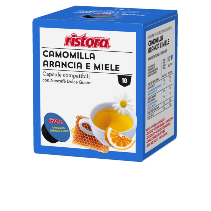 Капсули чай RISTORA Camommila Arancia e Miele съвместими с Dolce Gusto машини, 10 бр.