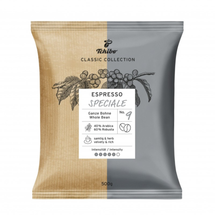 Tchibo Espresso Speciale 60% robusta 40% arabica, 500гр