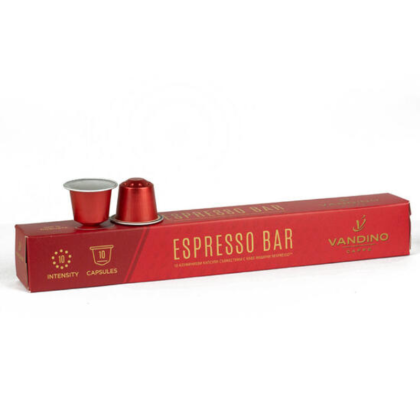 Кафе капсули Vandino Alluminio Espresso Bar, съвместими с Nespresso, 10бр.