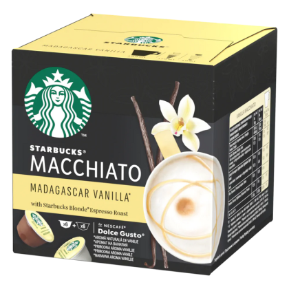 Кафе капсули Starbucks Madagaskar Vanilla, съвместими с Dolce Gusto,12бр